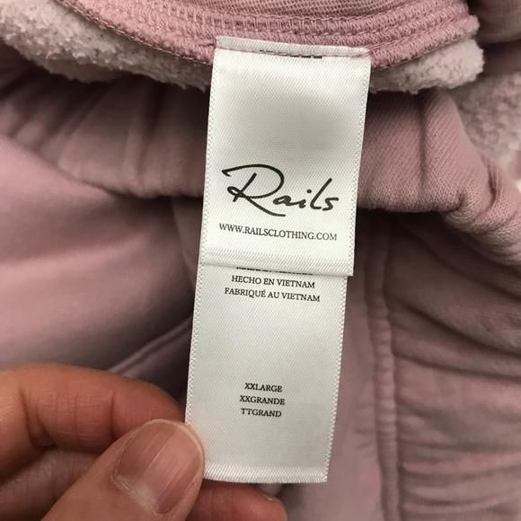 NWT Rails Simo Lilac Fleeced Sweatpant XXL - Picture 4 of 15